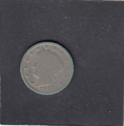 Beschrijving: 5 Cent LIBERTY